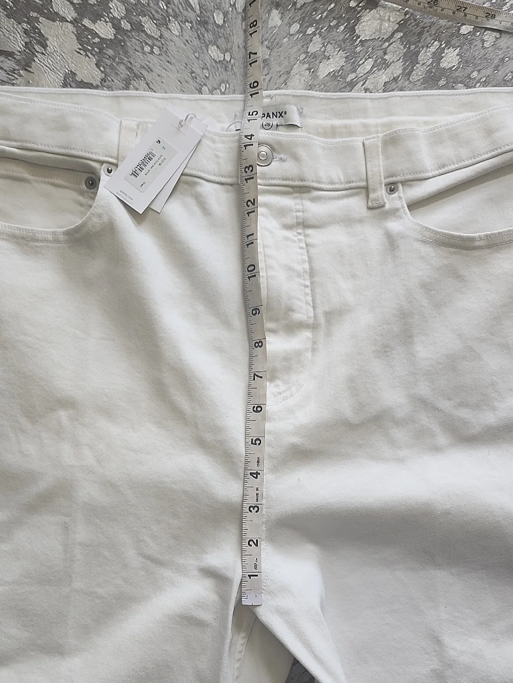 Spanx Lycra Flare Jean White Sz26 (3X) NWT
